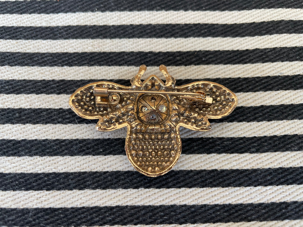 Broche - Bug groen Rose