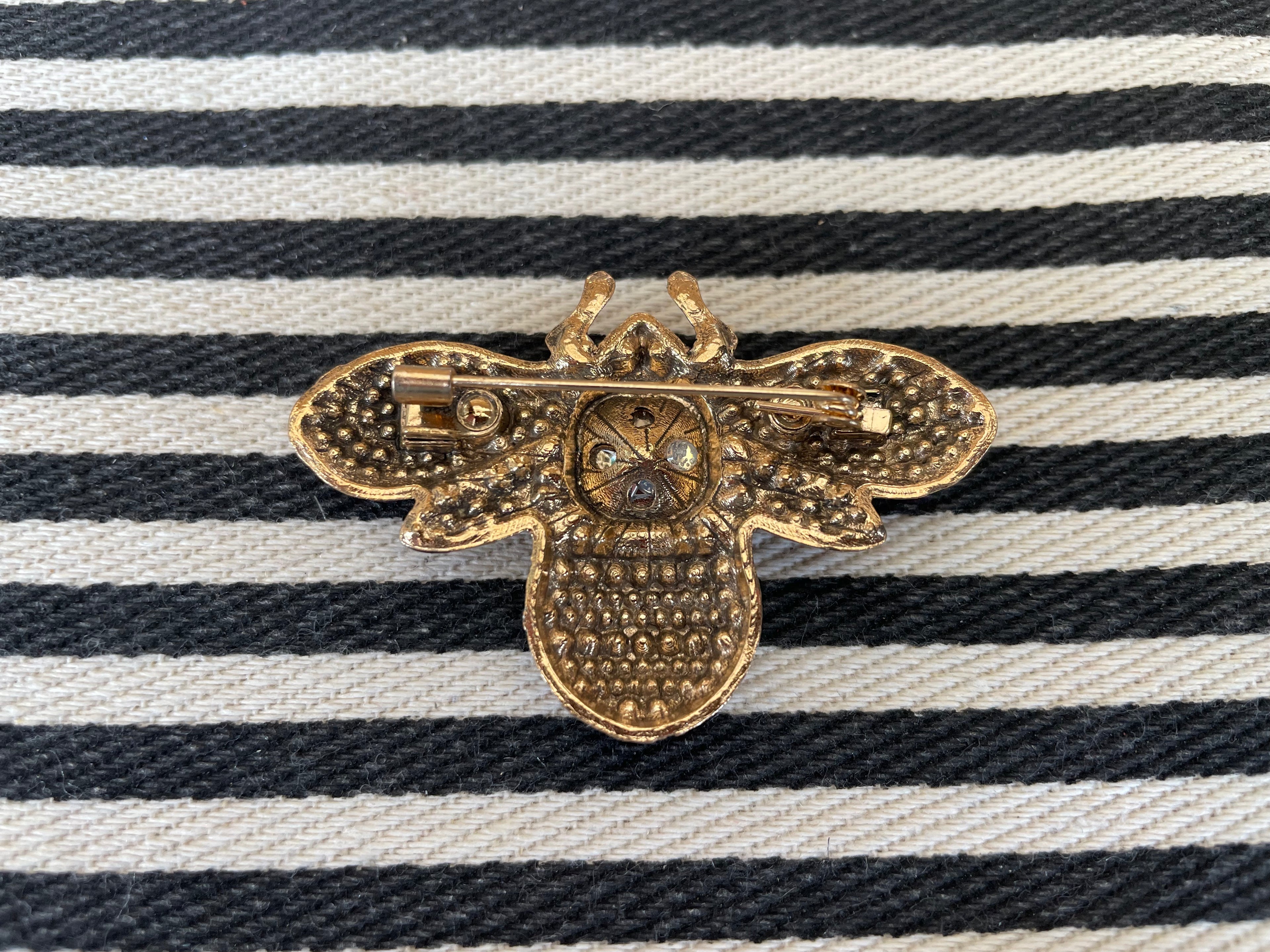 Broche - Bug groen Rose