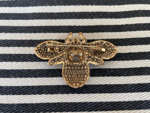 Broche - Bug groen Rose