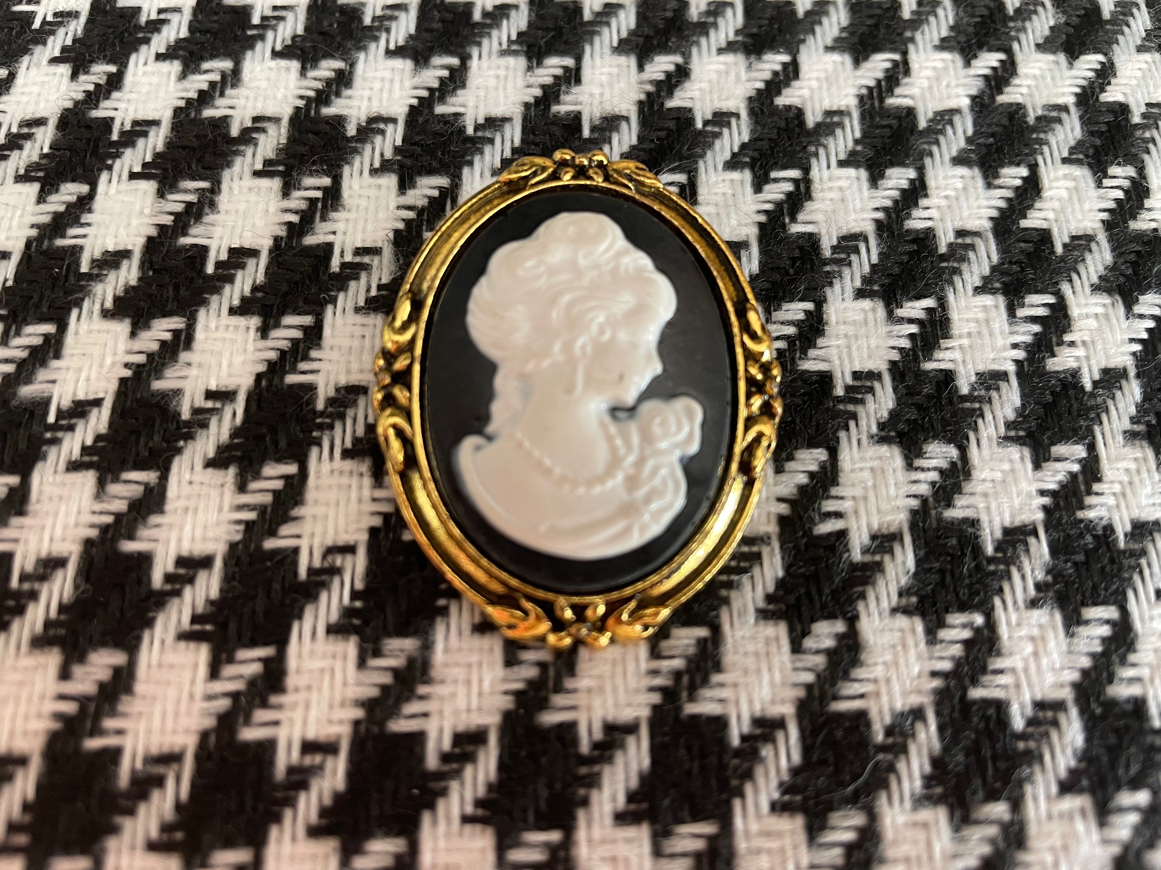 Broche - Zwart wit