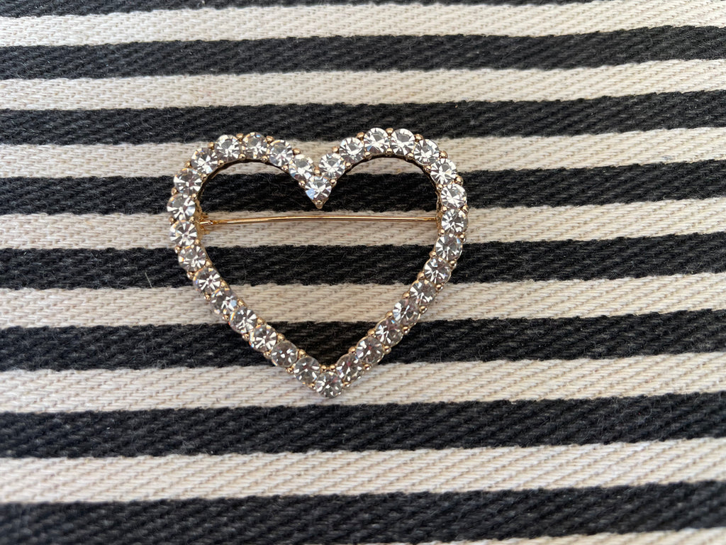 Broche - Hart strass