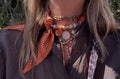 Sjaalenketting - Oranje rose