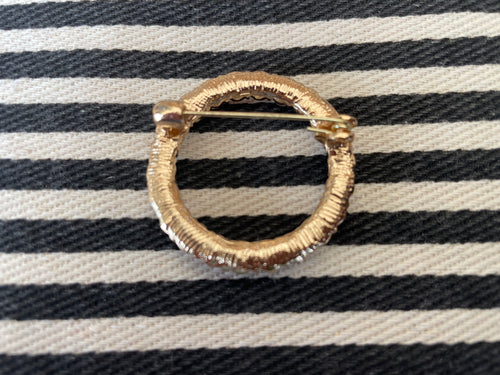 Broche - Ronde parel