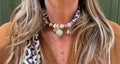 Sjaalketting - Panter glitter bol