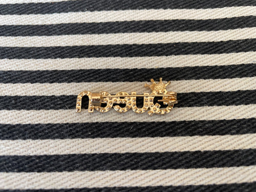 Broche - Queen diamantjes