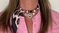 Sjaalketting - Panter licht Rose