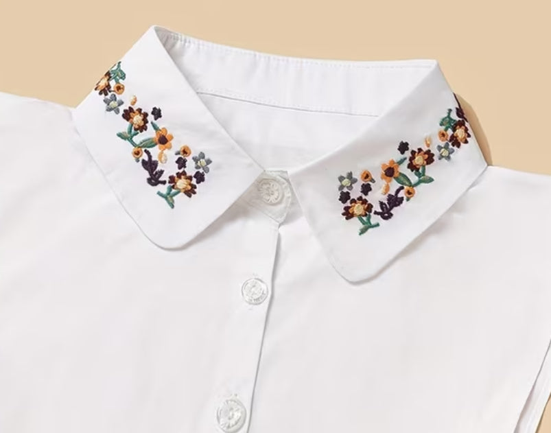 Kraagje - Borduursel kleur