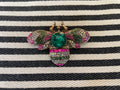 Broche - Bug groen Rose