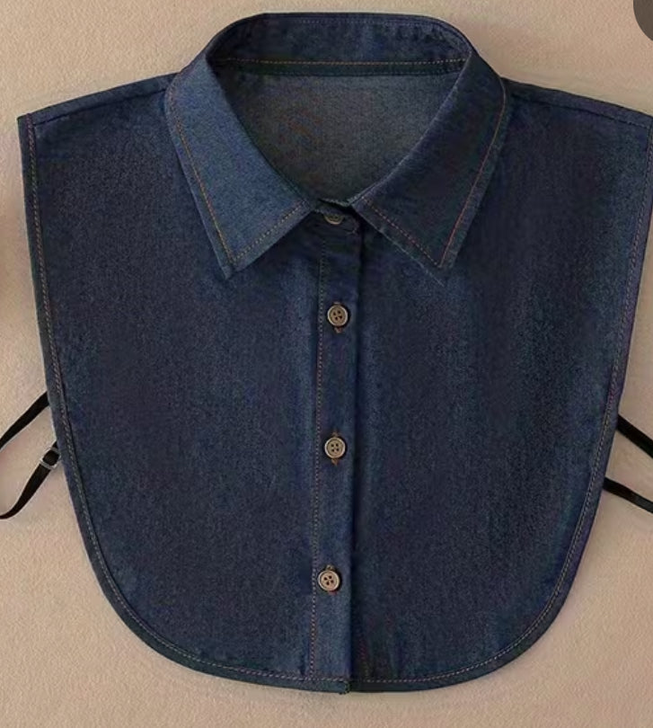 Kraagje - Spijker donker blauw