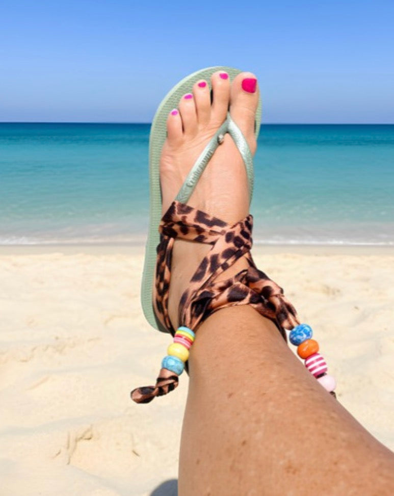 Slipperlint - Panter zomerse kleuren 2 stuks