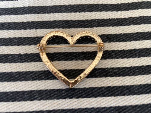 Broche - Hart strass