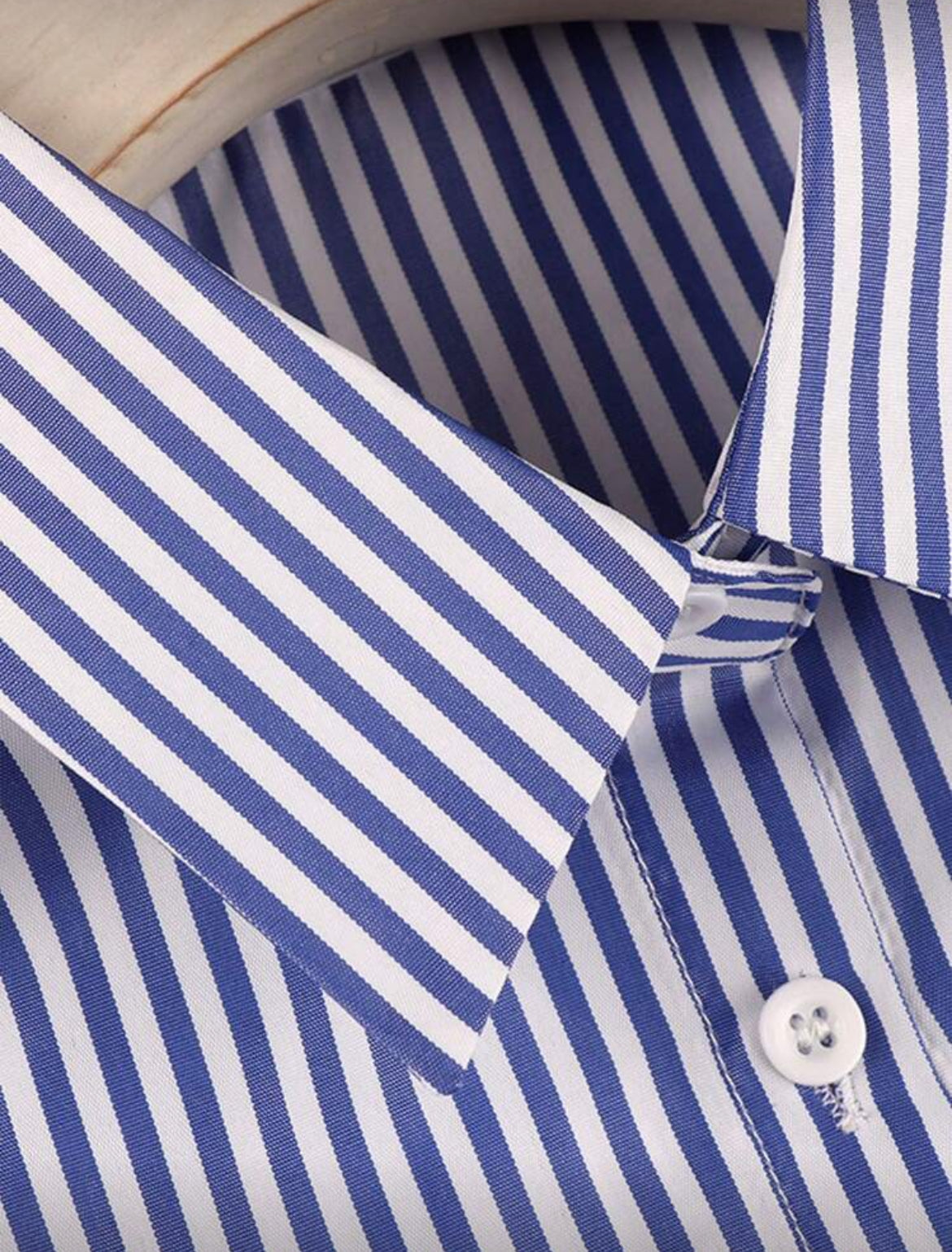 Kraagje - Streep blauw wit