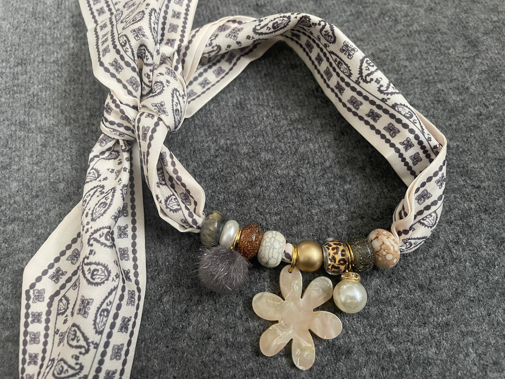 Sjaalketting® - Grijs ecru