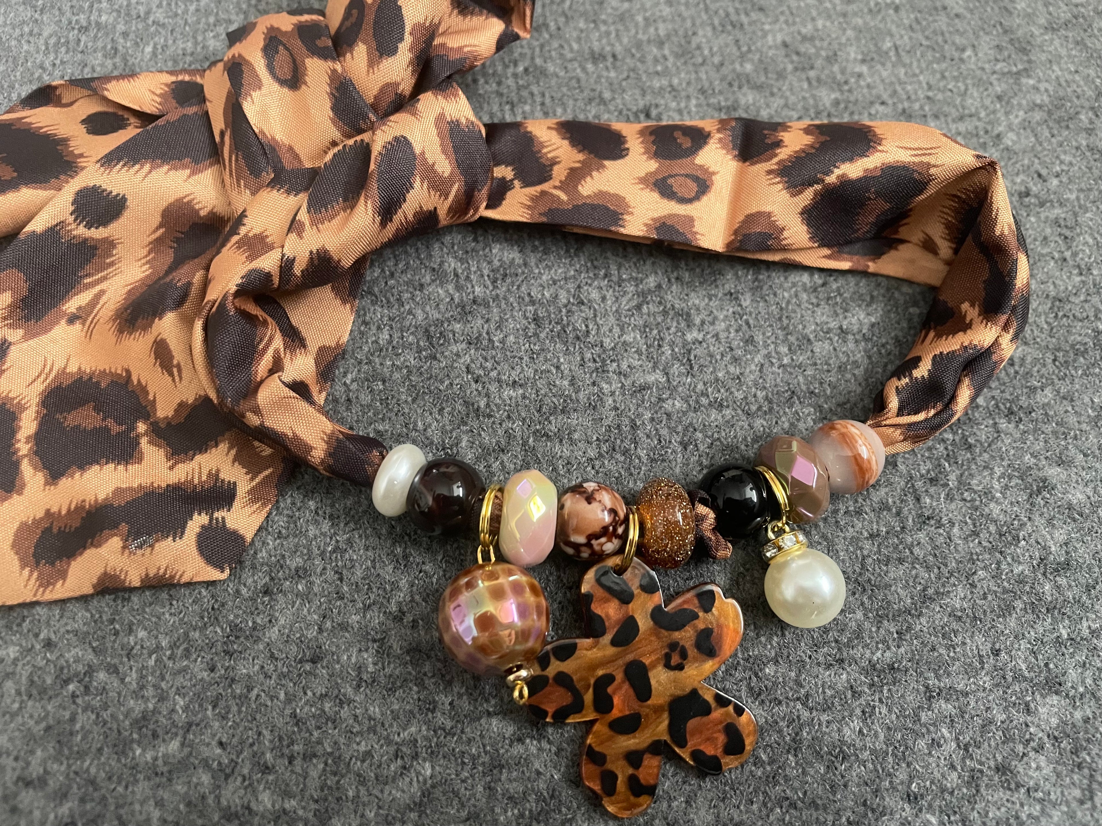 Sjaalketting® 
- Bruine panter