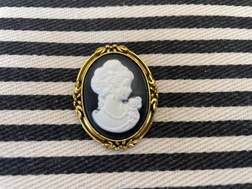Broche - Zwart wit