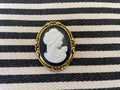 Broche - Zwart wit