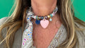 Sjaalketting - Taupe kleuren allerlei