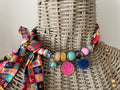 Sjaalketting - Allerlei kleur met smiley