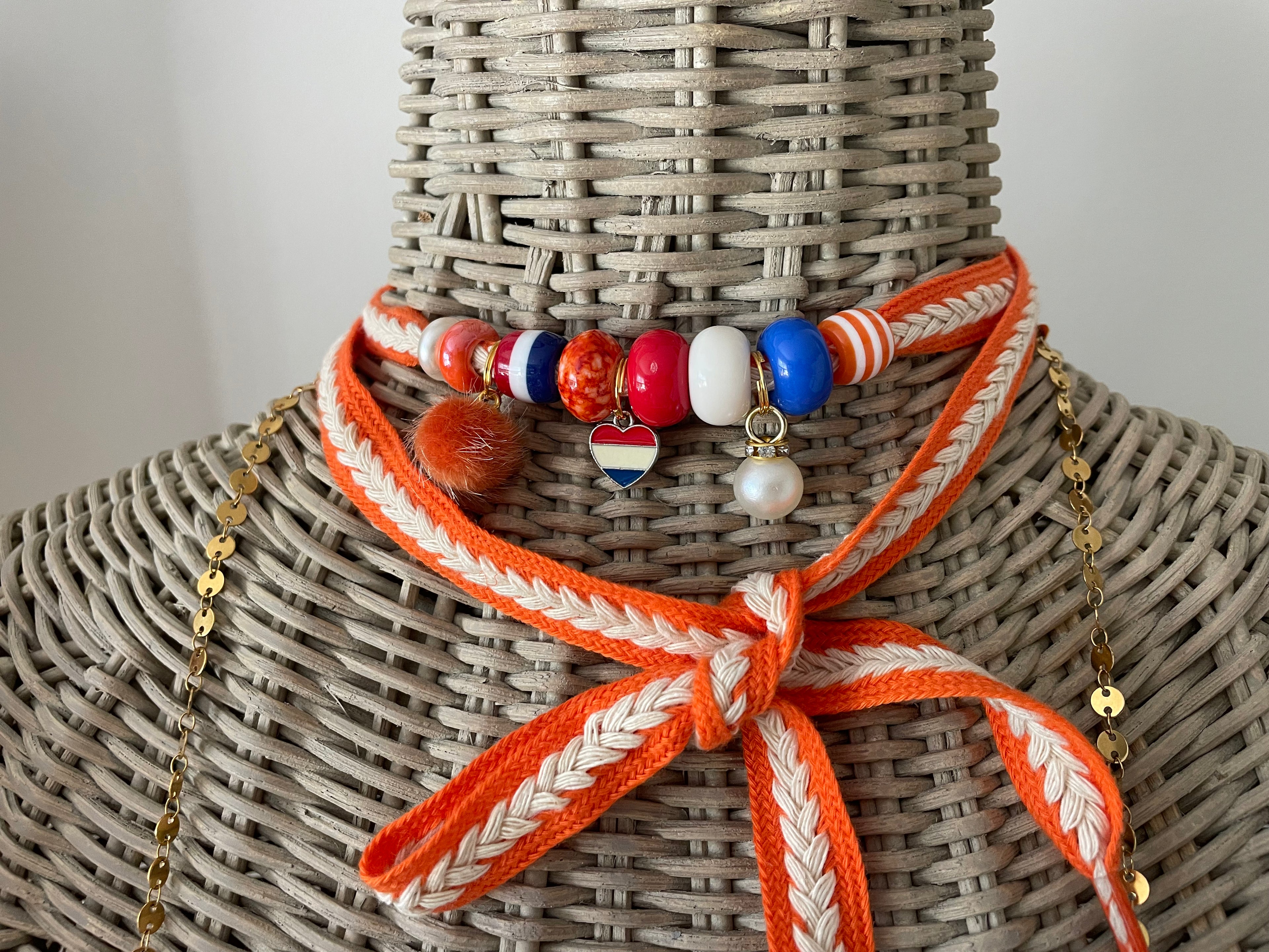 Sjaalketting - NL voetbal oranje