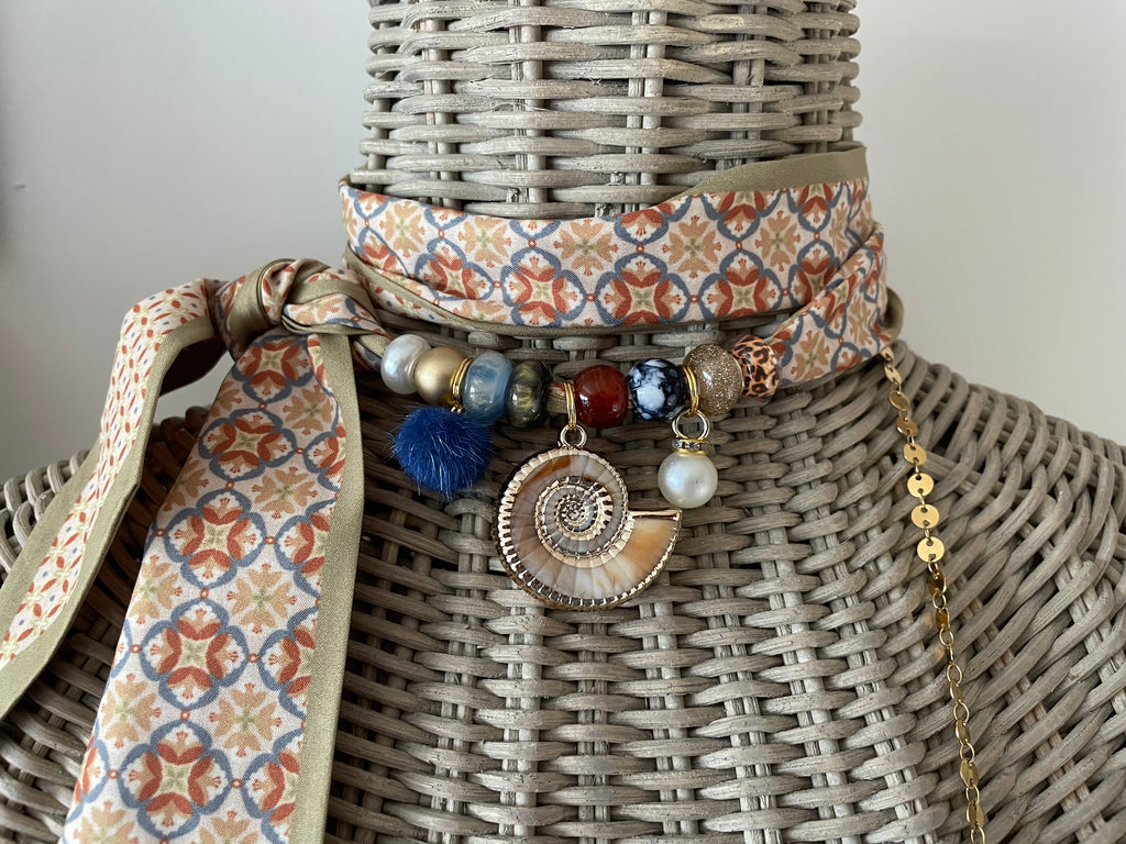 Sjaalketting - Allerlei schelp