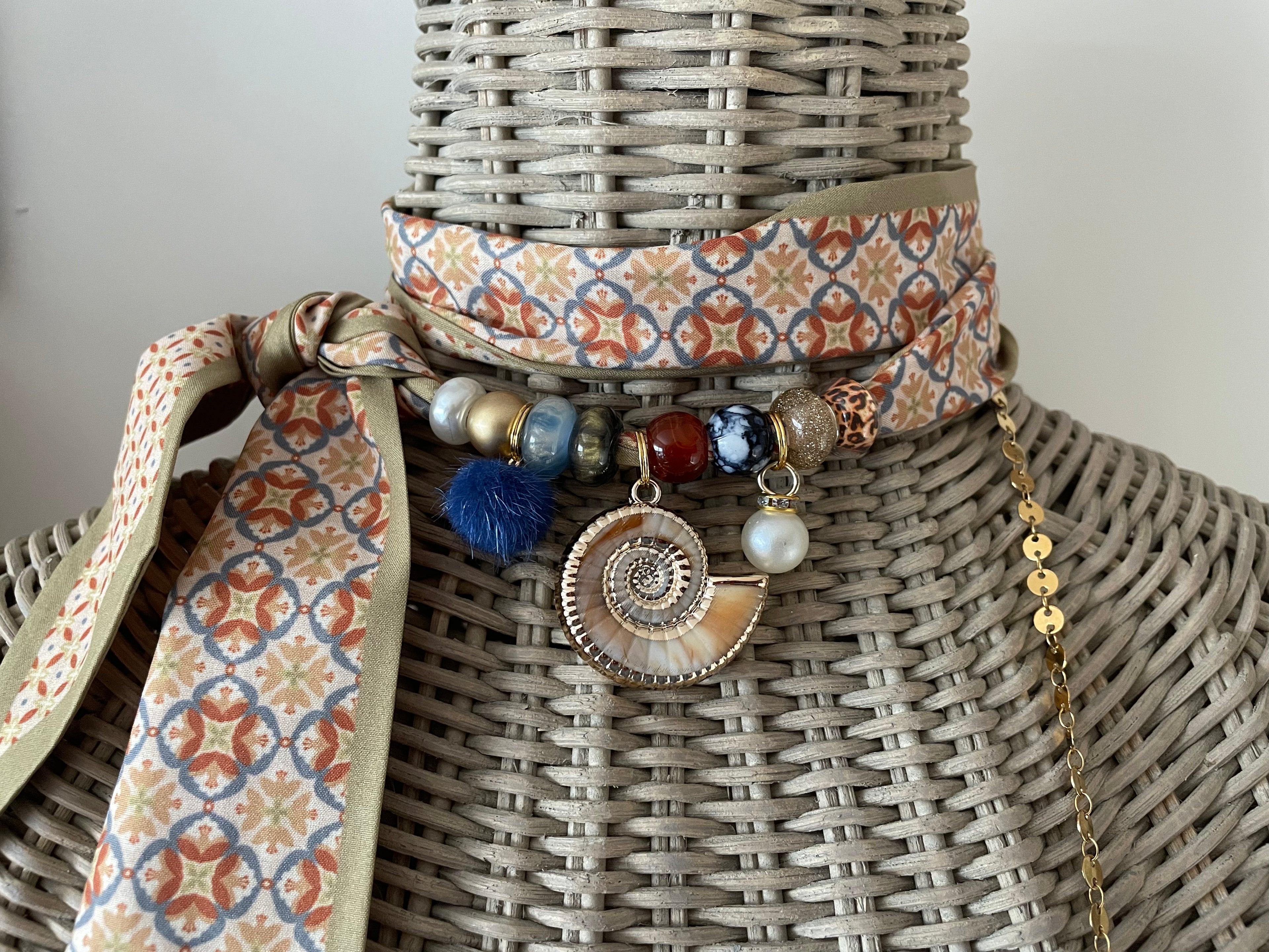 Sjaalketting - Allerlei schelp