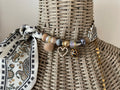 Sjaalketting - Paisley parel hart