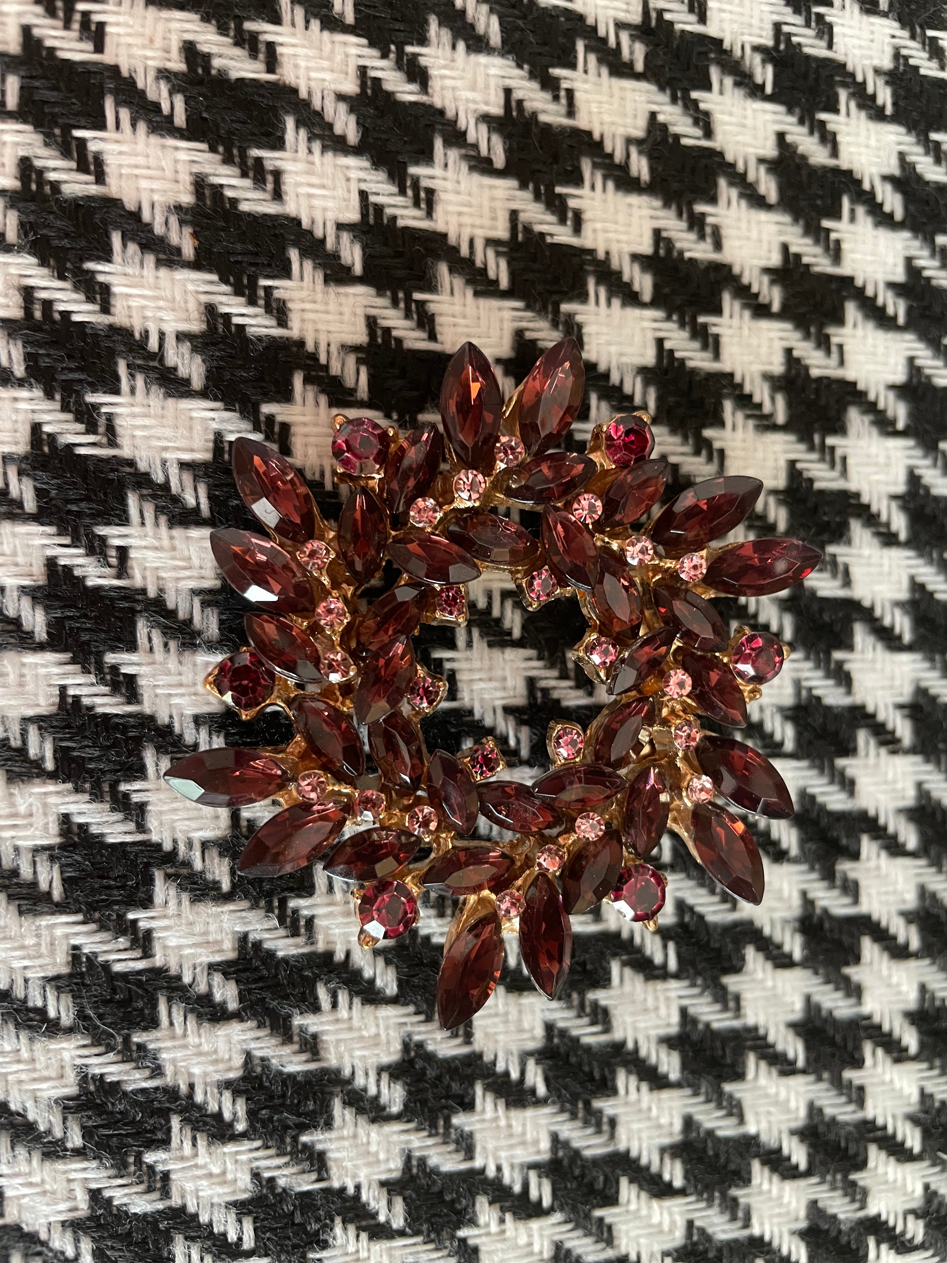 Broche - Aubergine